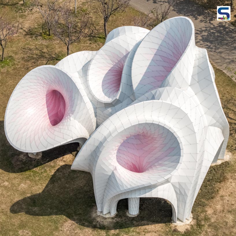 This Organic-Form Pavilion is Made From Thin-Shell Aluminum Using Advanced Computational Techniques | Taiwan